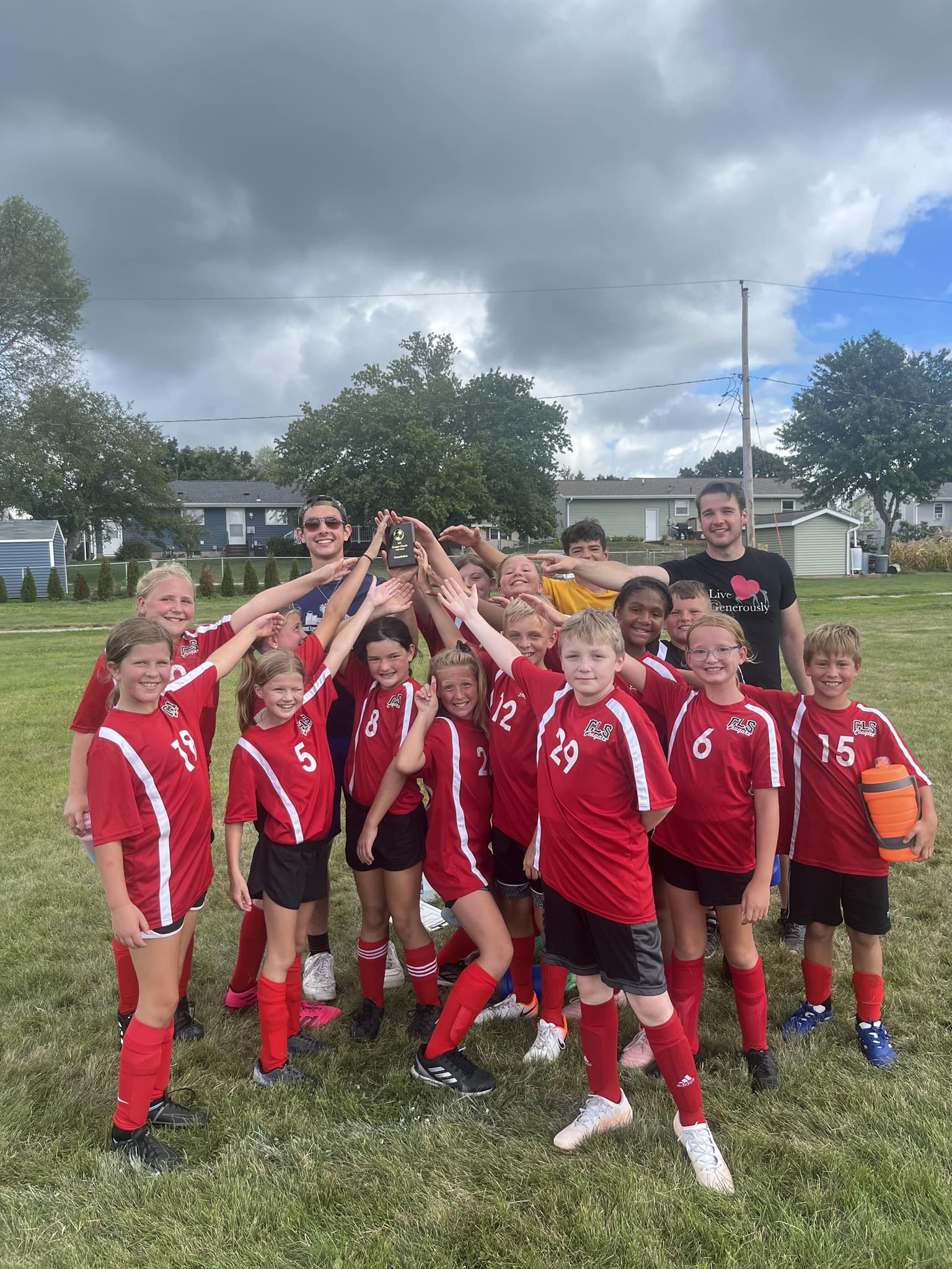 Central Lutheran School soccer team